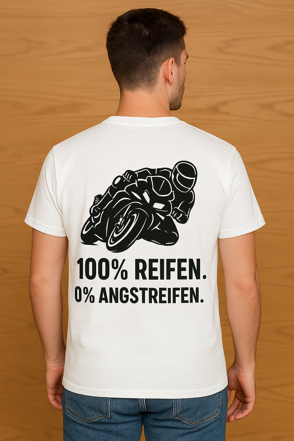 100% REIFEN. 0% ANGSTREIFEN. Weiß